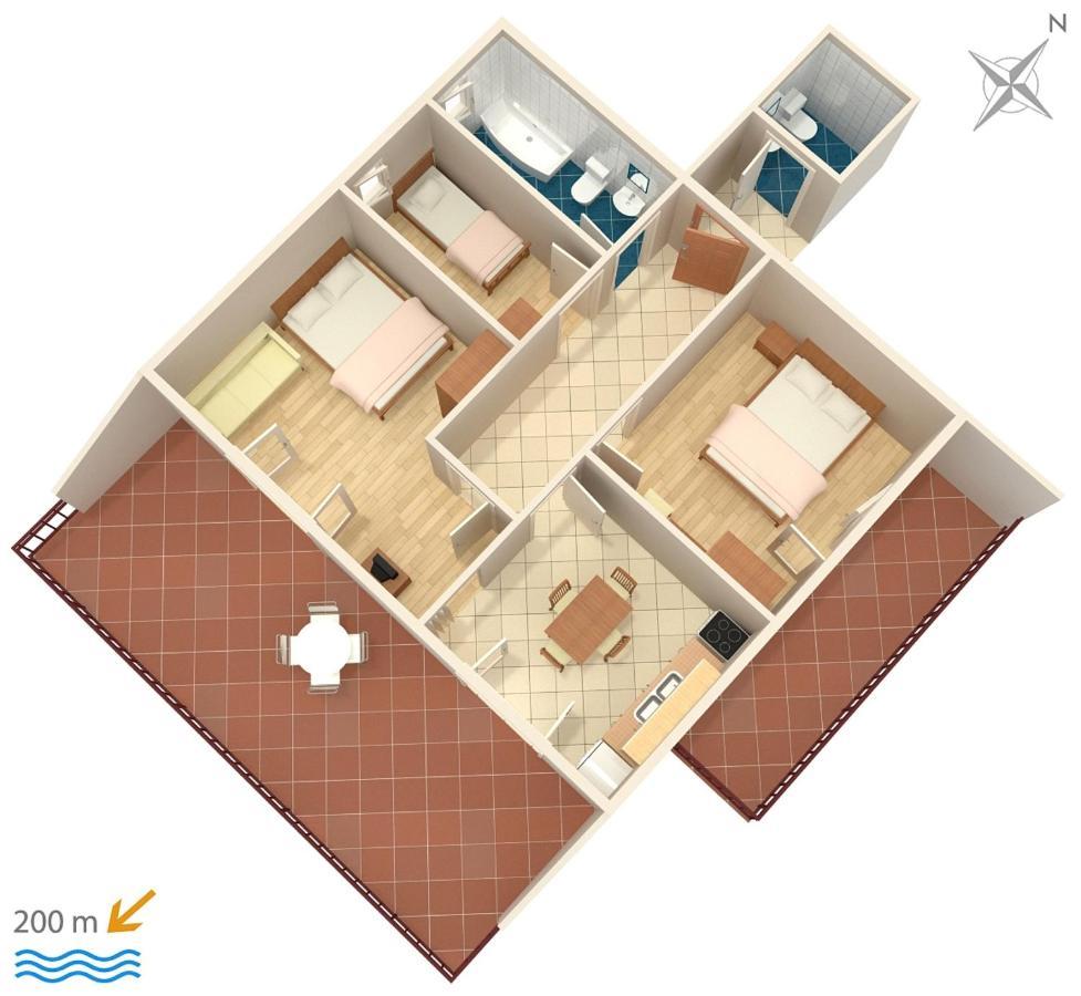 Apartments With A Parking Space Srima - Vodice, Vodice - 6099 Ngoại thất bức ảnh