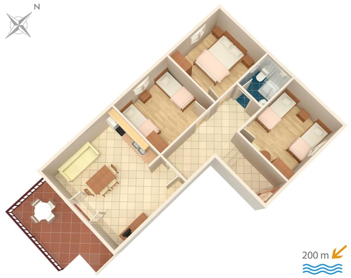 Apartments With A Parking Space Srima - Vodice, Vodice - 6099 Ngoại thất bức ảnh